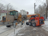 Активный вывоз снега с территорий Новокуйбышевска